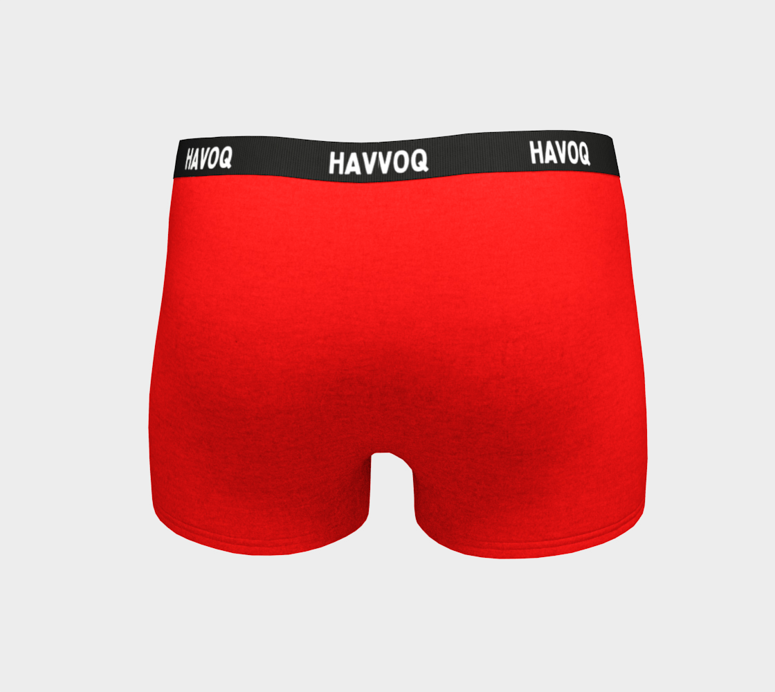 She/Her Pronouns Regal Red Boyshorts