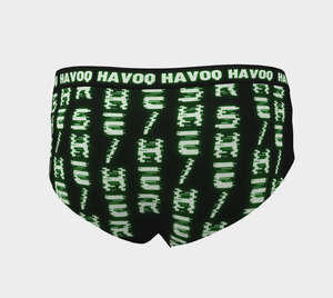 She/Her Nerdy Code Pronouns Neon Green Havoq Cheeky Briefs