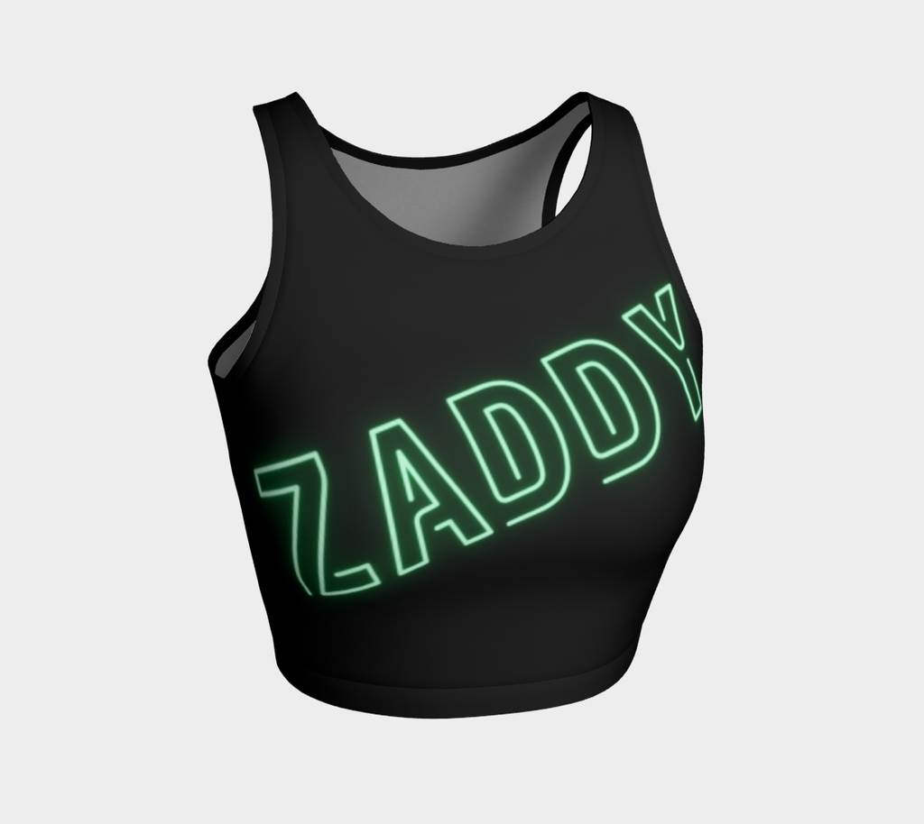 Zaddy Neon Athletic Crop Top