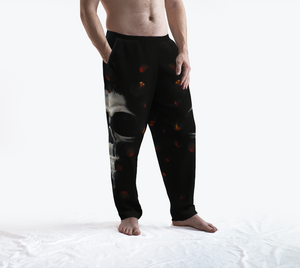 Skull and Rose Petals Lounge Pants