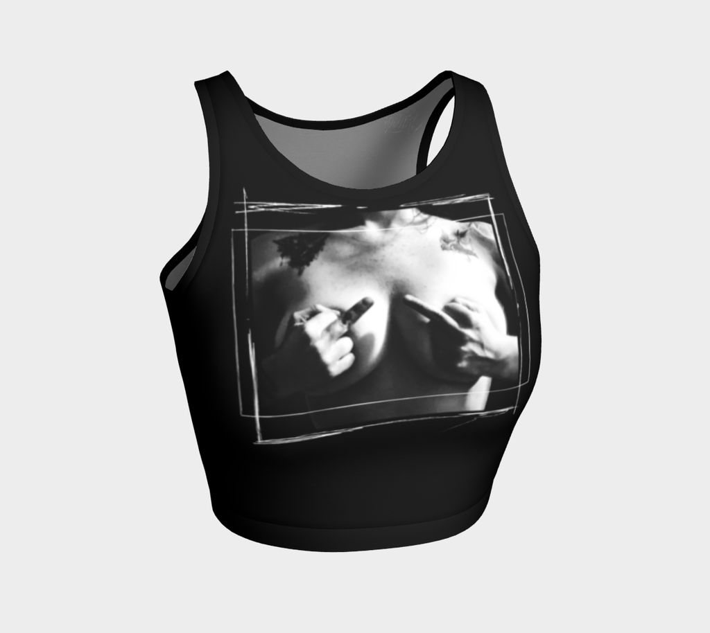 Havoq on Censorship Athletic Crop Top