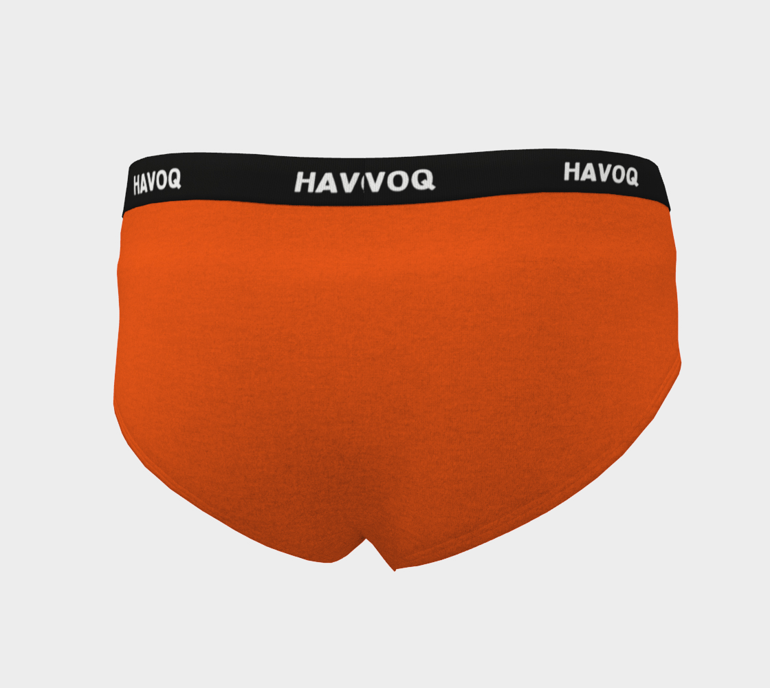 They/Them Pronouns Cute Orange Cheeky Briefs by Havoq