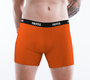 She/Her Pronouns Cute Orange Boxer Briefs by Havoq