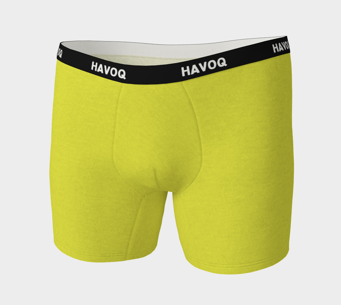 She/Her Pronouns Sassy Yellow Boxer Briefs by Havoq