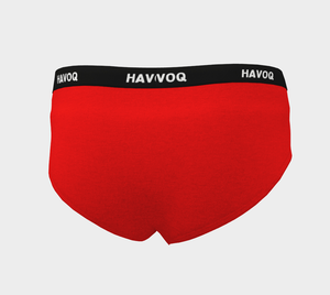 He/Him Pronouns Red Regal Cheeky Briefs by Havoq