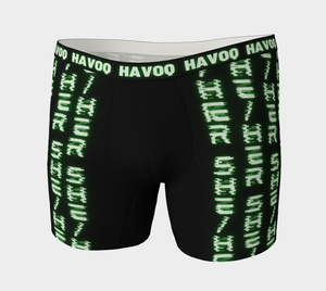 She/Her Nerdy Code Pronouns Neon Green Havoq Boxer Briefs