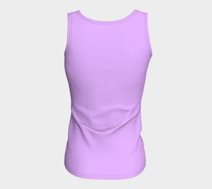 Good Girl Pink Blacklight Reactive Fitted Tank Top