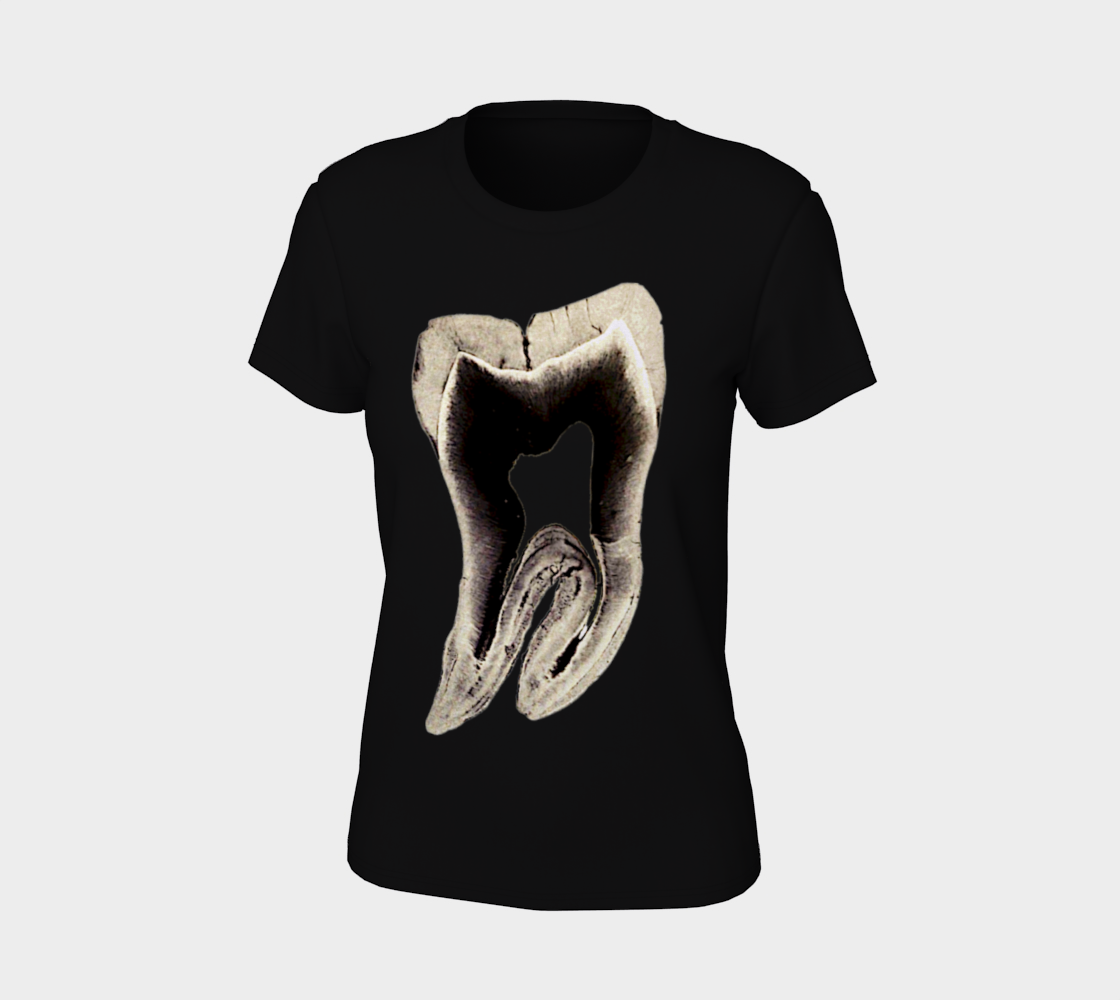 Microscopic Tooth Tee Shirt by Havoq (Bella + Canvas)