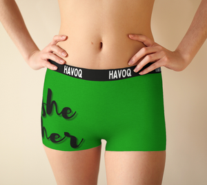 She/Her Pronouns Sweet Green Boyshorts by Havoq