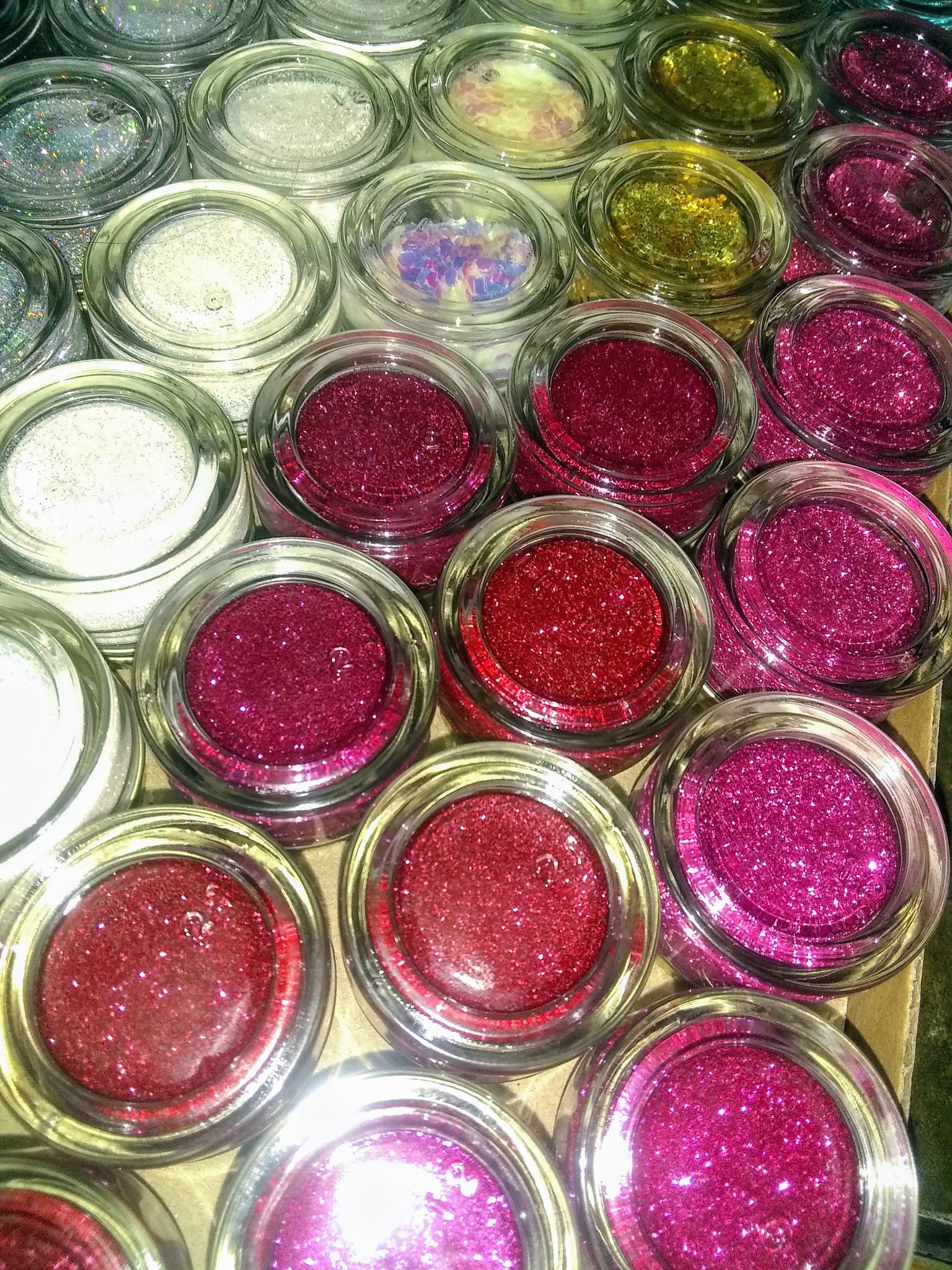 PINK fine loose compostable glitter by glitlicker eco-friendly glitter