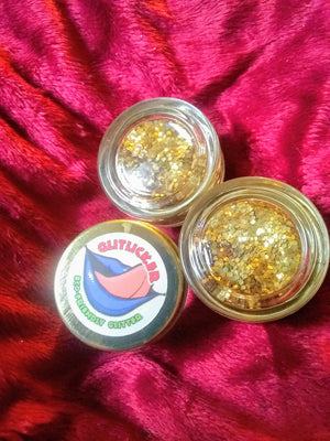 GOLD medium-chunky loose biodegradable glitter by glitlicker eco-friendly glitter