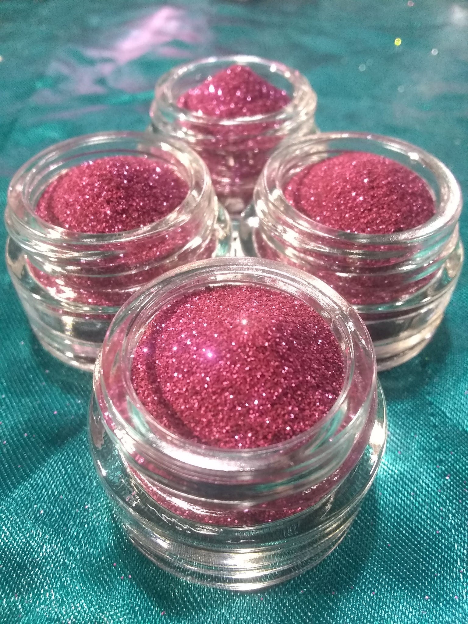 PINK fine loose compostable glitter by glitlicker eco-friendly glitter