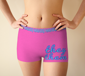 They/Them Candy Pronouns Havoq Boyshorts