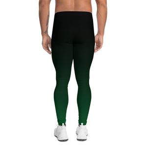 Havoq Calligraphy Leggings with Junkspace in Green Fade with White Ink