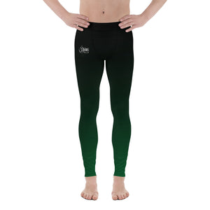 Havoq Calligraphy Leggings with Junkspace in Green Fade with White Ink