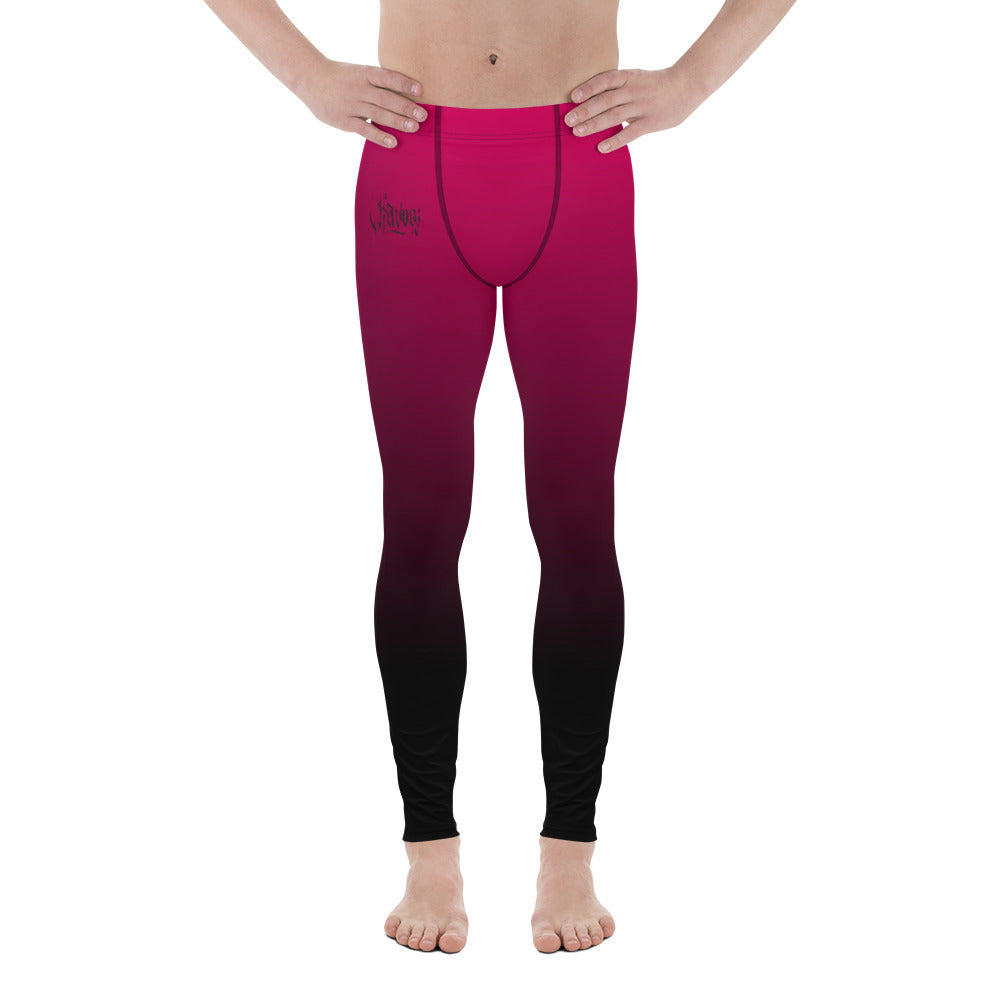 Havoq Calligraphy Leggings with Junkspace in Pink Fade with Black Ink