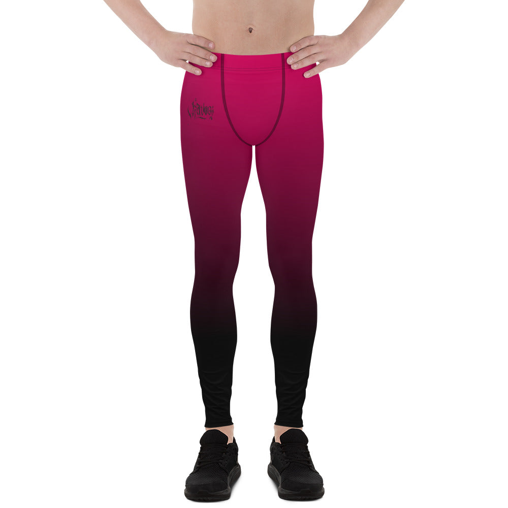 Havoq Calligraphy Leggings with Junkspace in Pink Fade with Black Ink