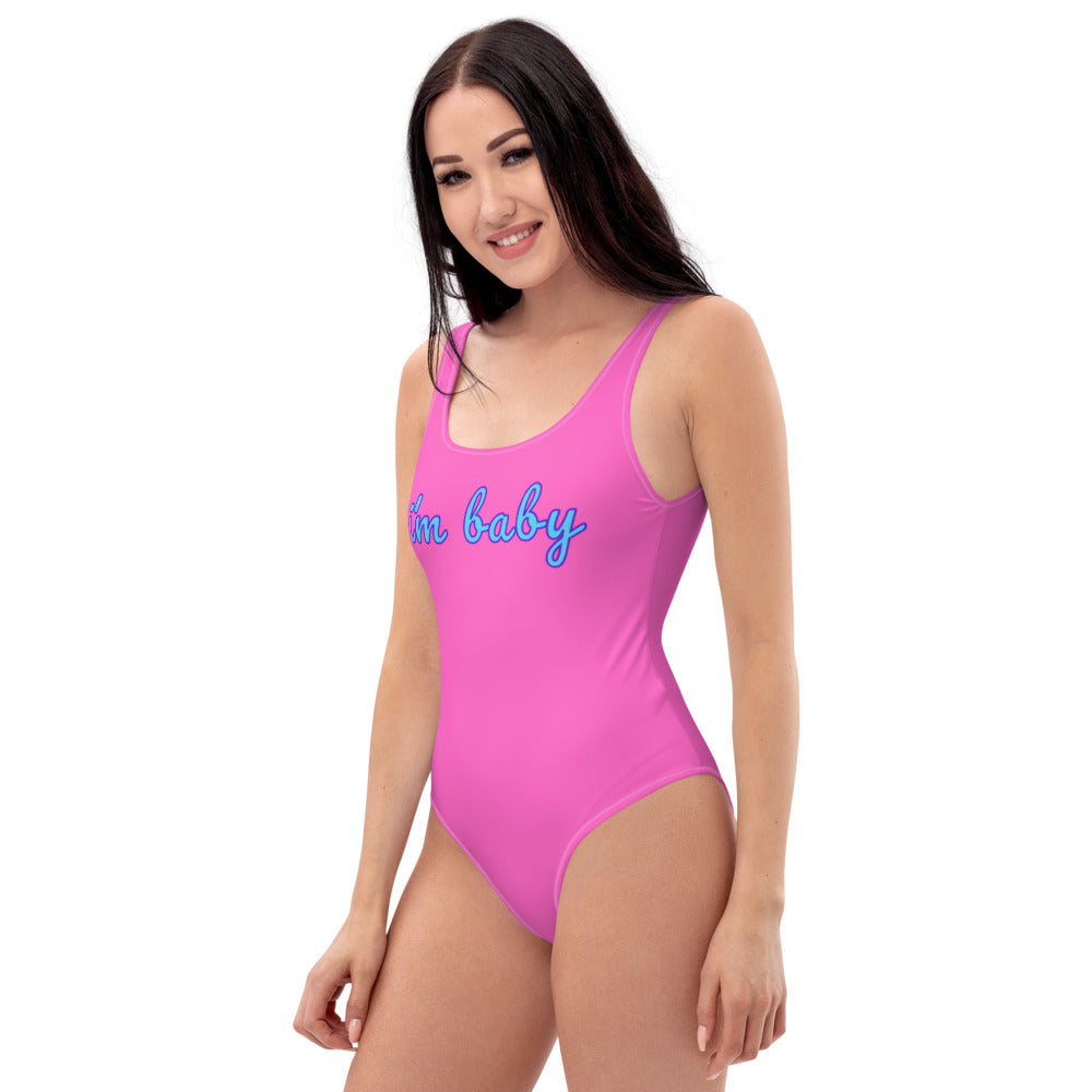 "i'm baby" Candy Leotard