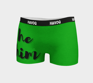 He/Him Pronouns Sweet Green Boyshorts by Havoq