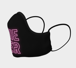 She/Her Pronouns Neon Face Mask