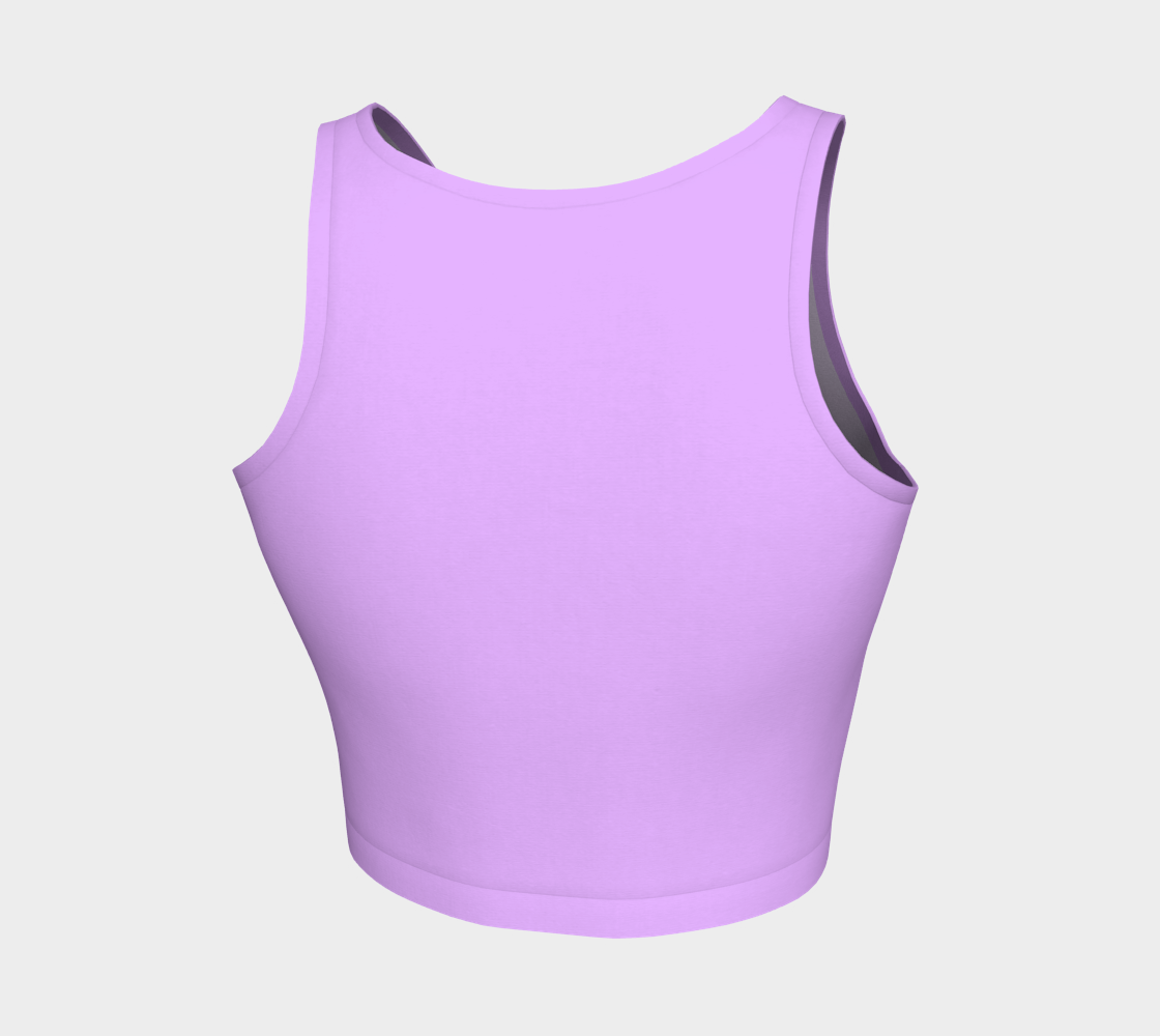 Good Girl Pink Blacklight Reactive Athletic Crop Top