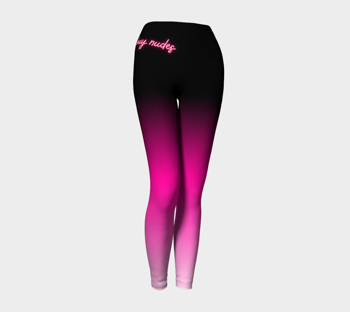 Buy 'em Neon Pink Yoga Leggings