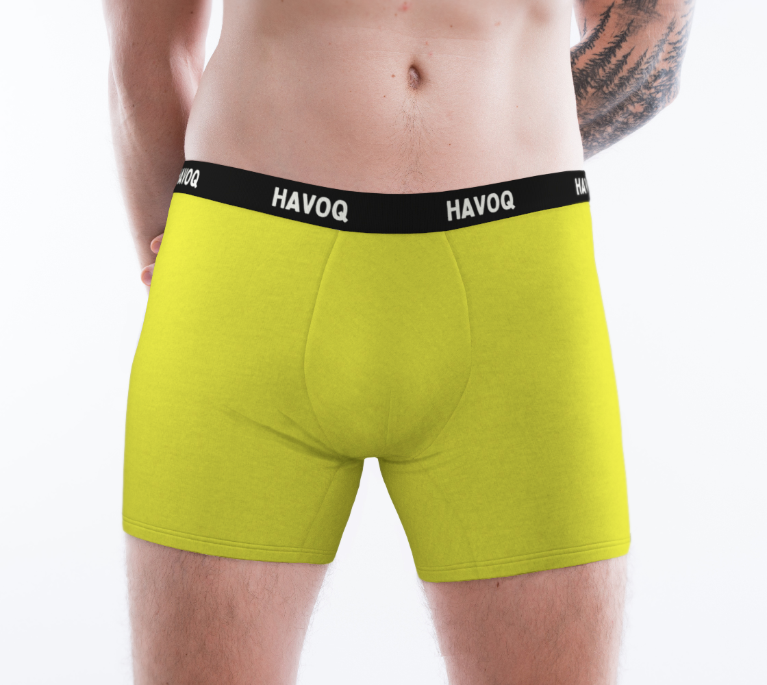 They/Them Pronouns Sassy Yellow Boxer Briefs by Havoq