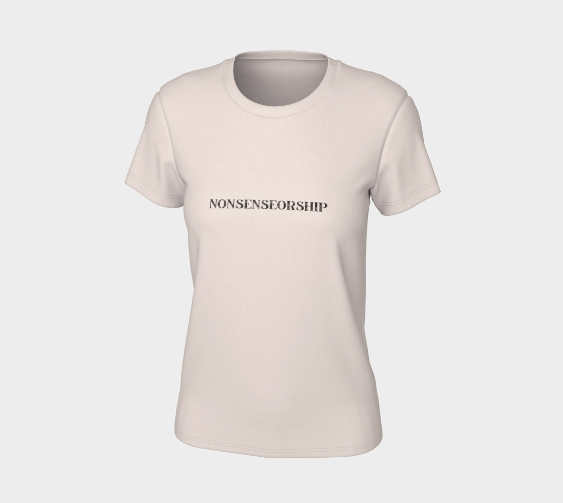 NONSENSEORSHIP Tee Shirt by Havoq (Bella + Canvas)