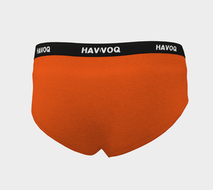 He/Him Pronouns Cute Orange Cheeky Briefs by Havoq