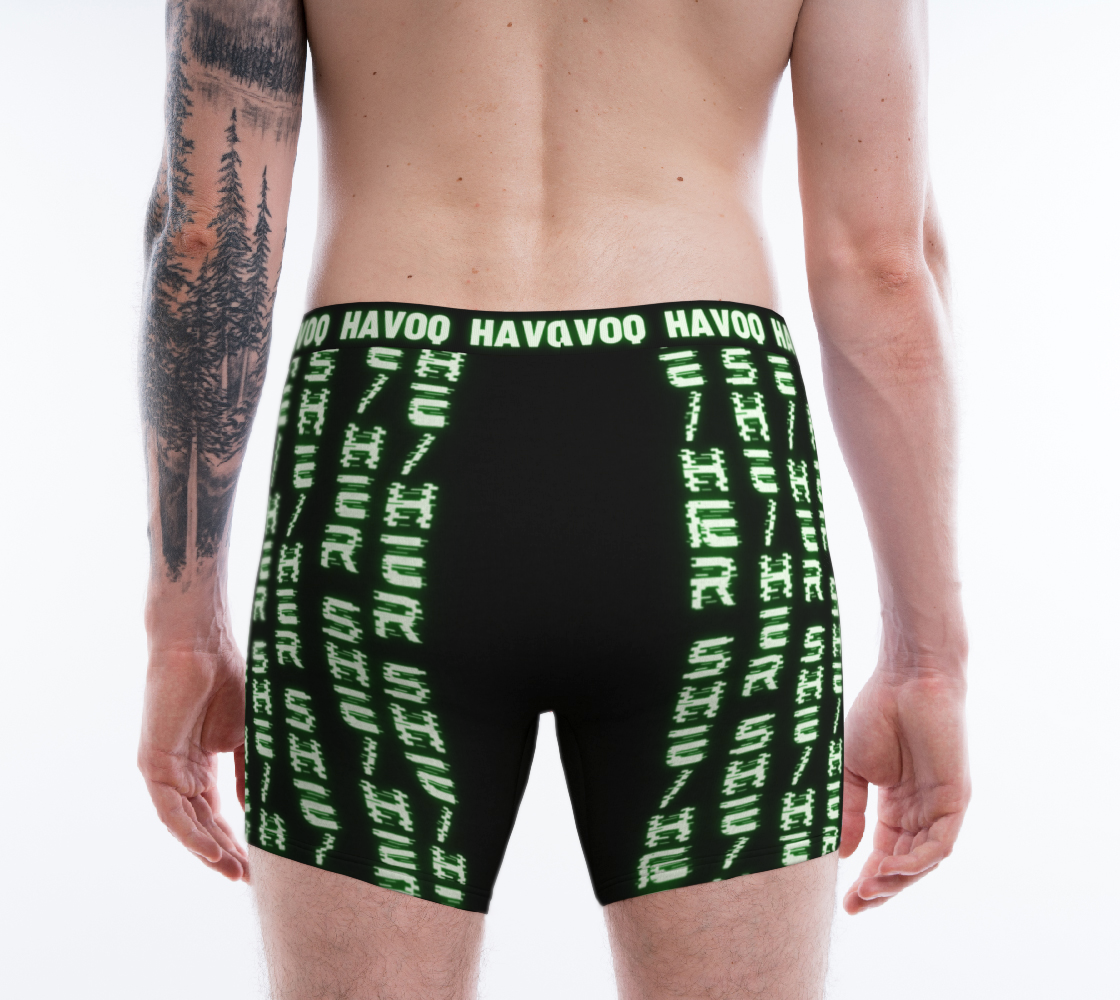 She/Her Nerdy Code Pronouns Neon Green Havoq Boxer Briefs