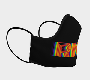 RIOT Fire Rainbow LGBTQ+ Pride Face Covering