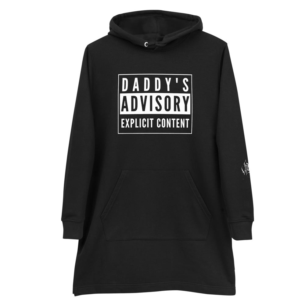 Daddy's Advisory Explicit Content Hoodie Dress