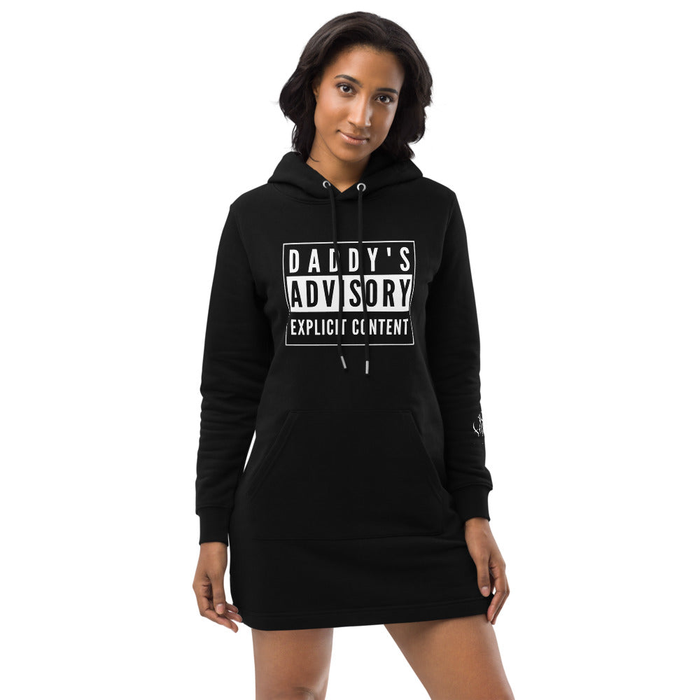 Daddy's Advisory Explicit Content Hoodie Dress