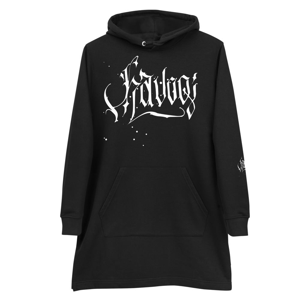 Havoq Calligraphy Hoodie dress