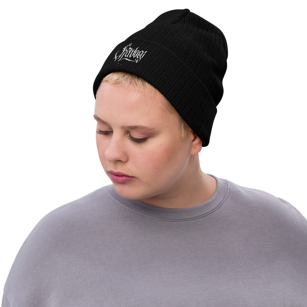 Havoq Calligraphy Recycled cuffed beanie