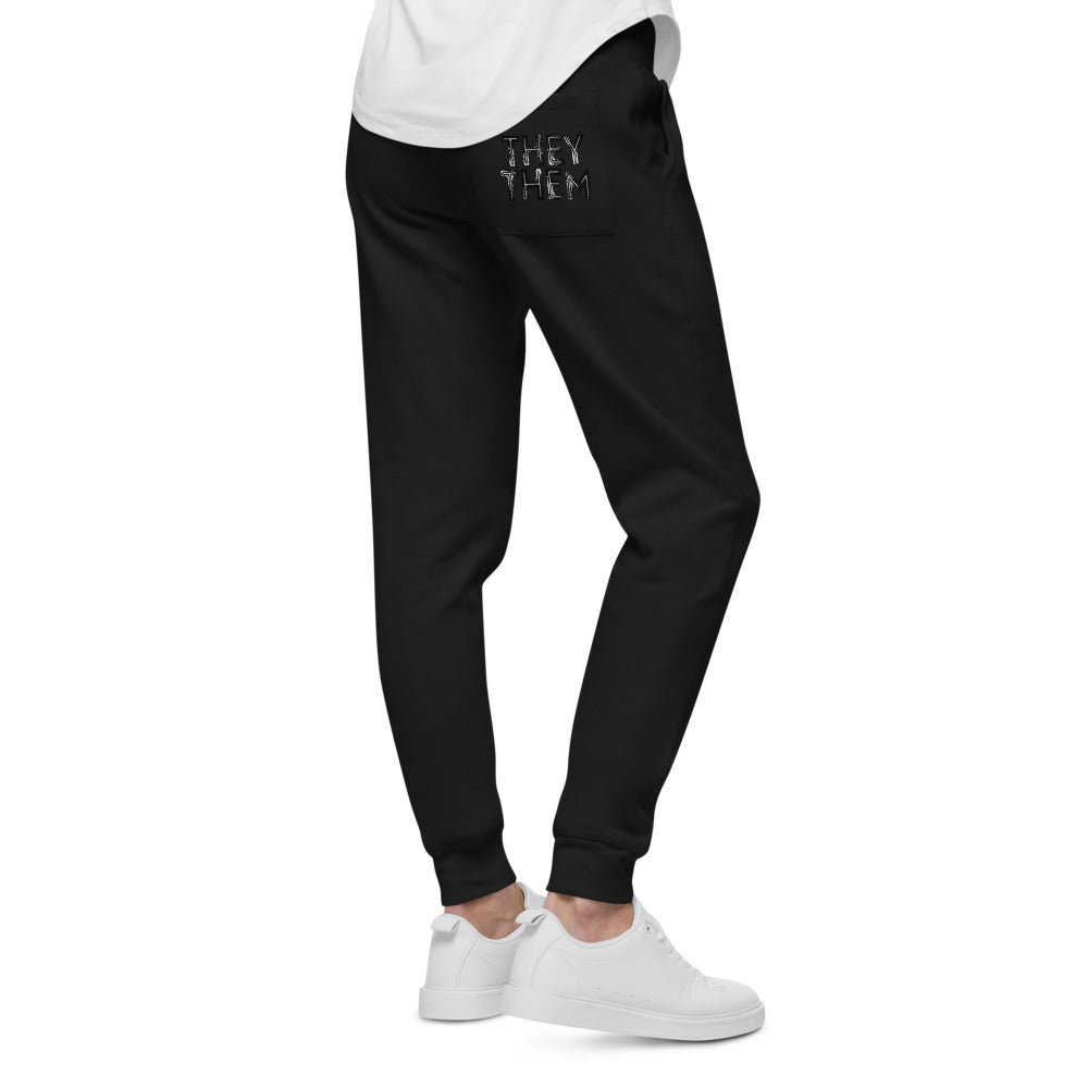 Grunge They/Them Pronouns Fleece Joggers by Havoq