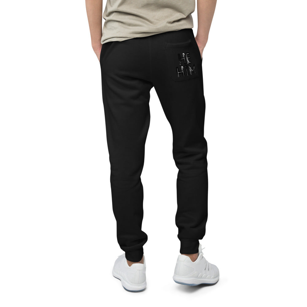 Grunge He/Him Pronouns Fleece Joggers by Havoq