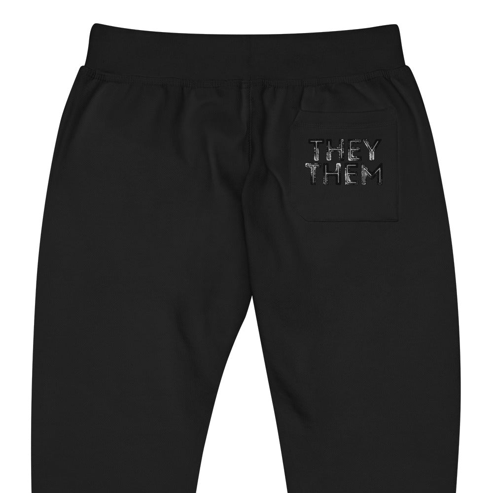 Grunge They/Them Pronouns Fleece Joggers by Havoq