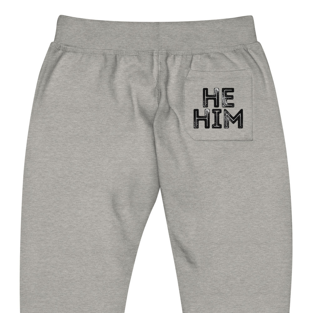 Grunge He/Him Pronouns Fleece Joggers by Havoq