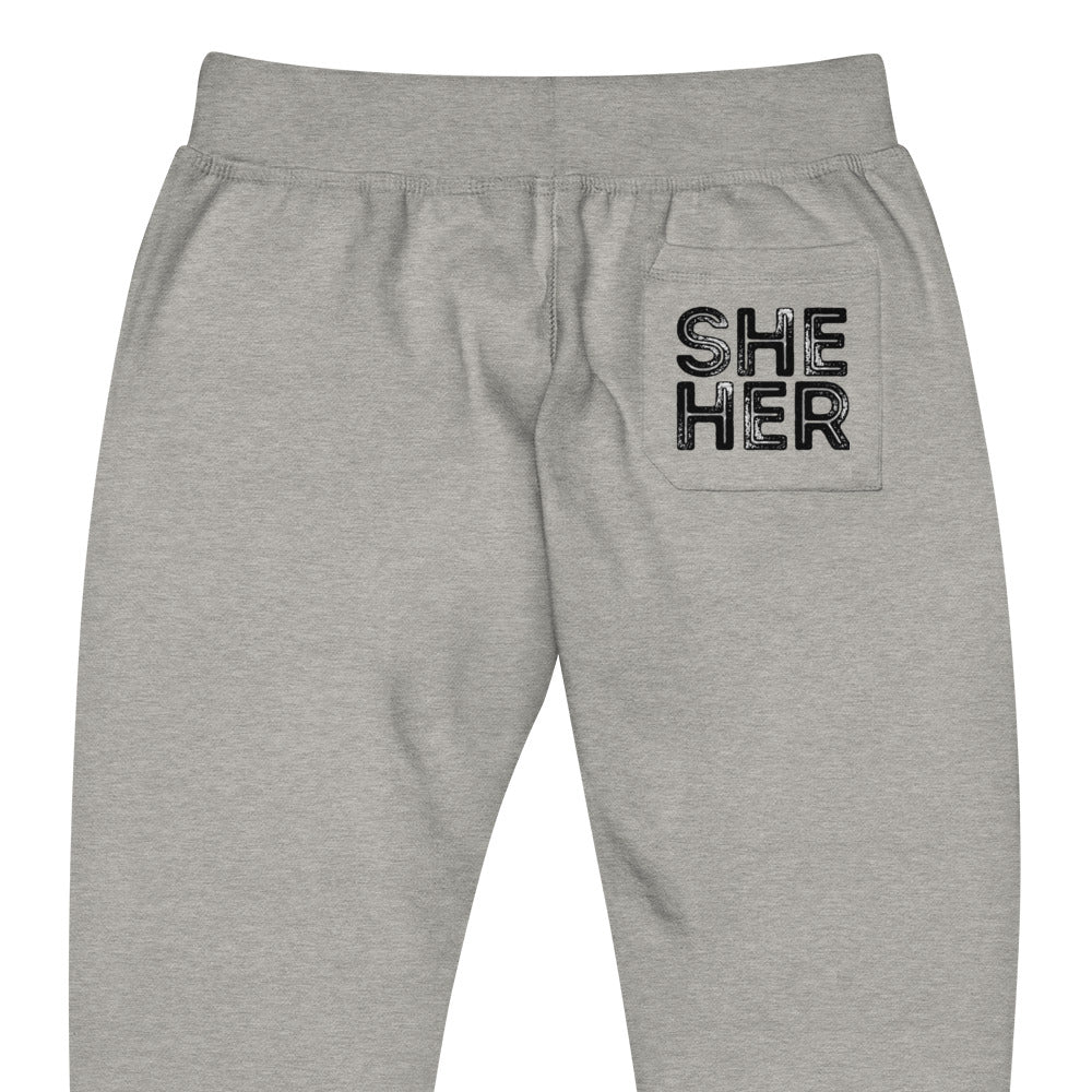 Grunge She/Her Pronouns Fleece Joggers by Havoq