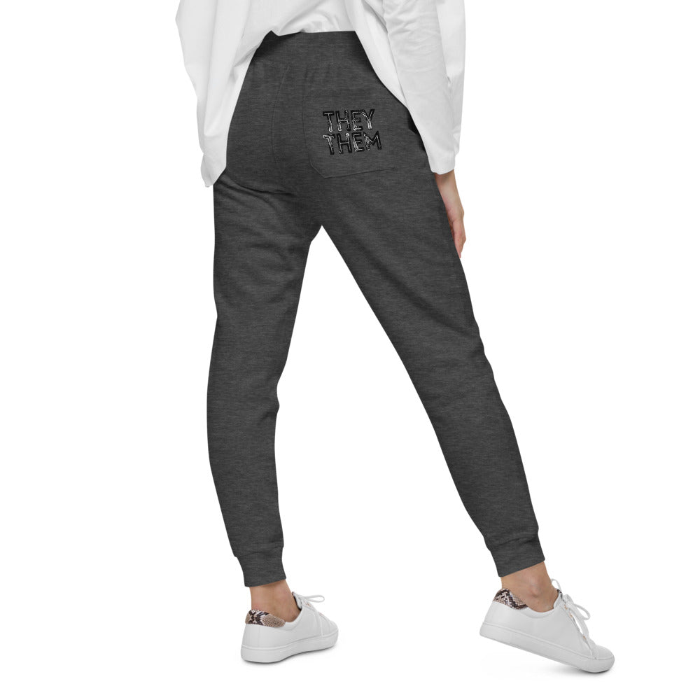 Grunge They/Them Pronouns Fleece Joggers by Havoq