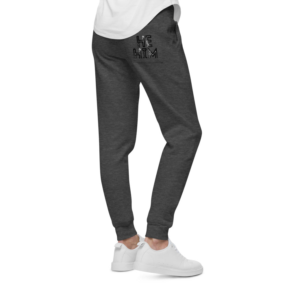 Grunge He/Him Pronouns Fleece Joggers by Havoq