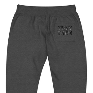 Grunge They/Them Pronouns Fleece Joggers by Havoq