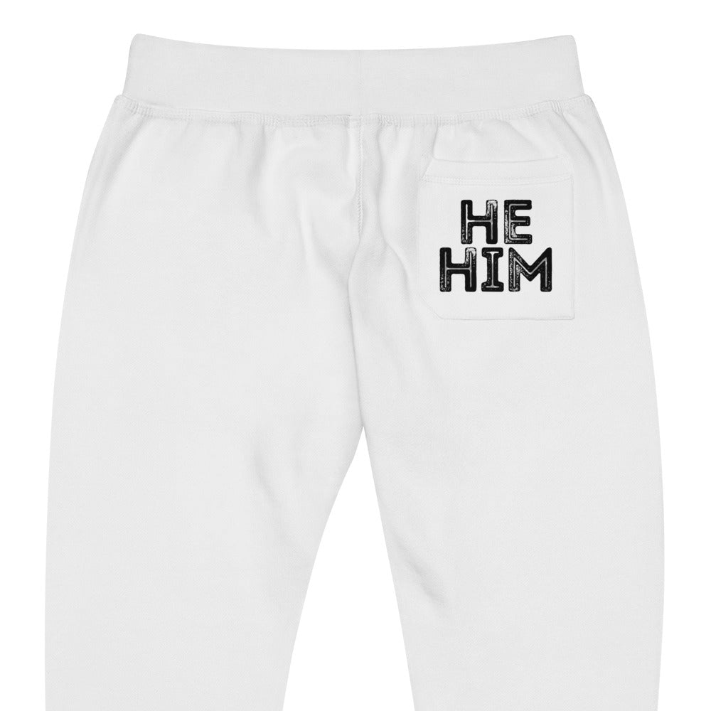 Grunge He/Him Pronouns Fleece Joggers by Havoq