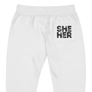 Grunge She/Her Pronouns Fleece Joggers by Havoq