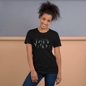 Grunge They/Them Pronouns Basic T-Shirt by Havoq