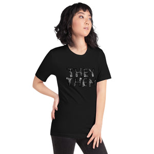 Grunge They/Them Pronouns Basic T-Shirt by Havoq