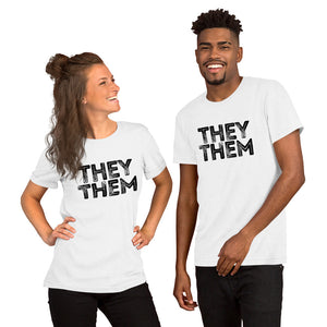 Grunge They/Them Pronouns Basic T-Shirt by Havoq