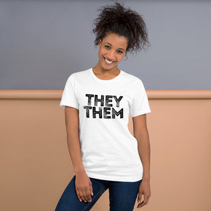 Grunge They/Them Pronouns Basic T-Shirt by Havoq