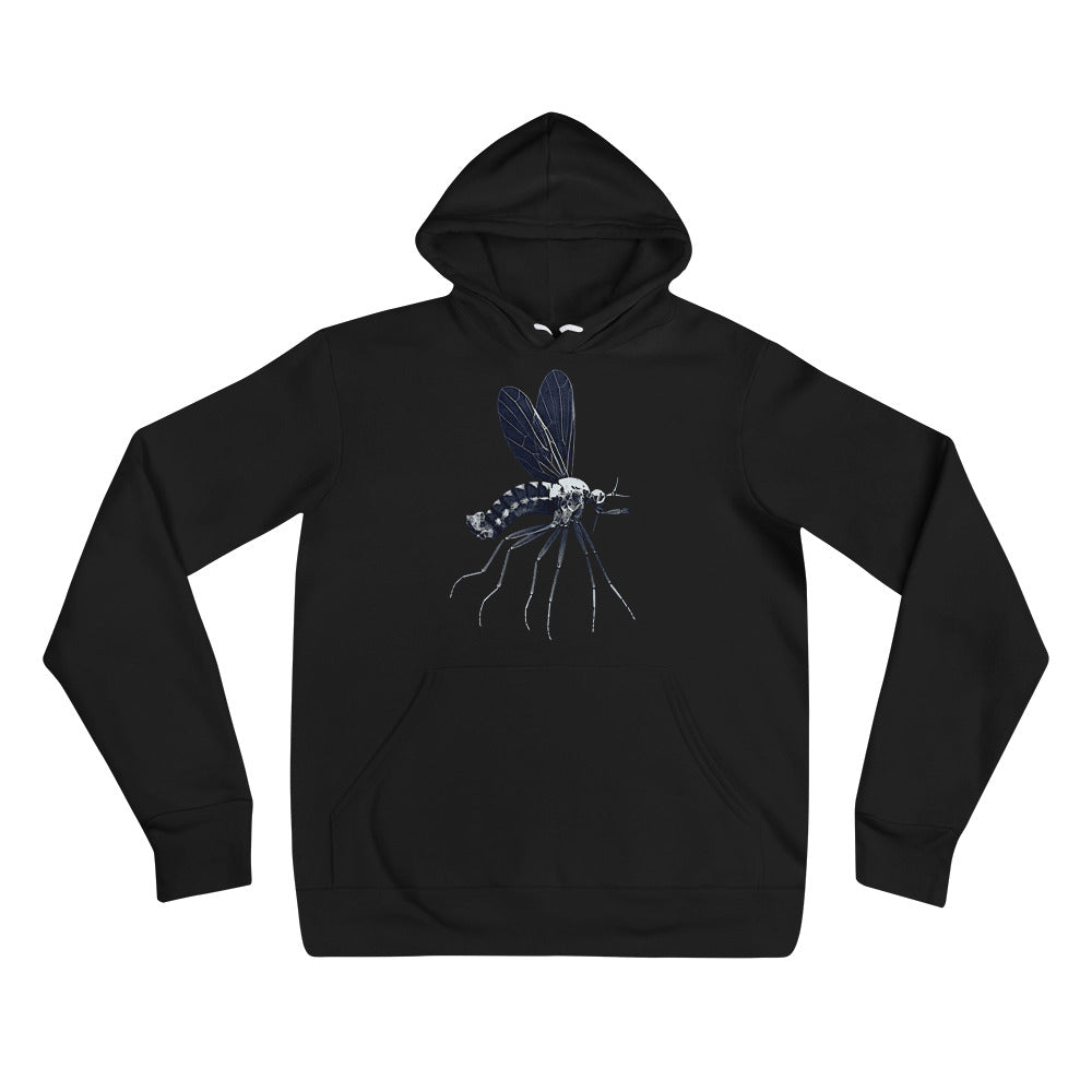 Microscopic Blue Mosquito Pullover Hoodie by Havoq